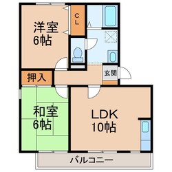 マンションニューハマⅢA棟の物件間取画像